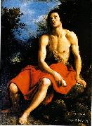 Cristofano Allori John the Baptist in the desert USA oil painting artist